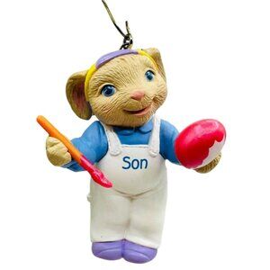 Hallmark Keepsake Son Easter Series Ornament 1994 Vintage w/ Box Bunny Painting